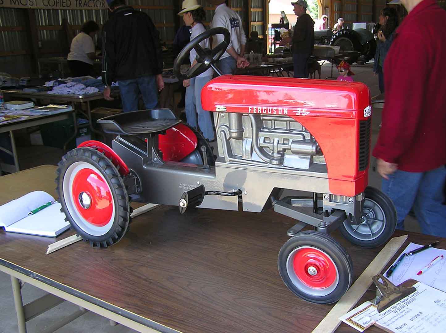 Custom Pedal Tractor by Jason Johnson for the Silent Auction