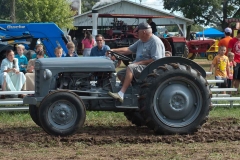 Norman Fleagle of Indianola, IA in the tractor parade. TO 20 or 30.