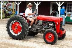 Jerry Sall driving his 1961 MF-35.
