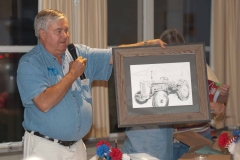 Melvin Sprague also presented Ken Keeven with this art of a Ferguson TO-20 tractor.